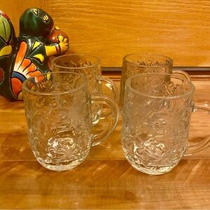 Vintage Princess House “Fantasia”  Mugs (Set of 4)